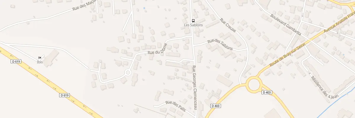 Plan du 24 Rue Georges Clémenceau à Provins