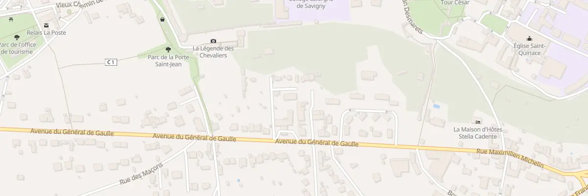 Plan du 16B Av du Général de Gaulle à Provins