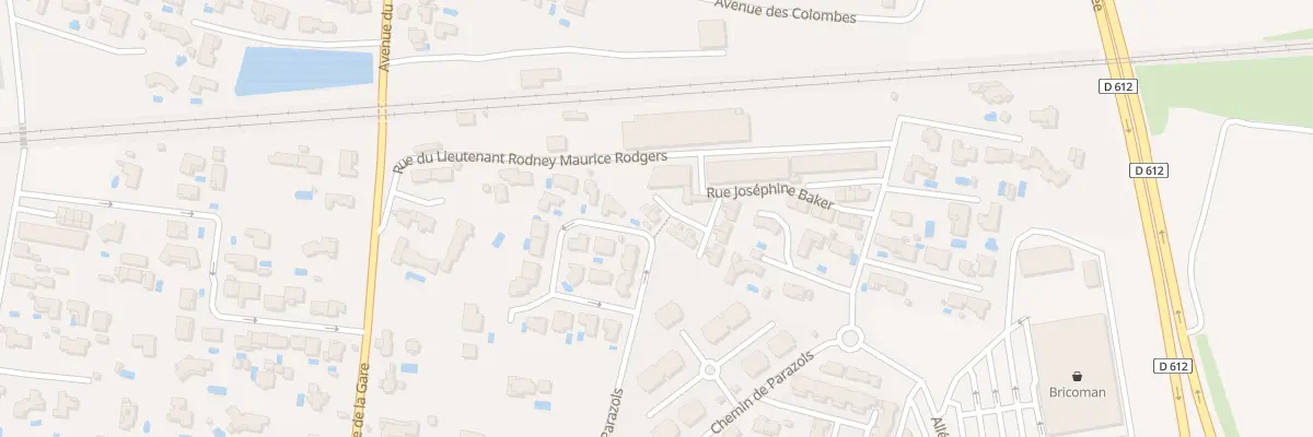 Plan du 203 Rue Joséphine Baker à Villeneuve-lès-Béziers