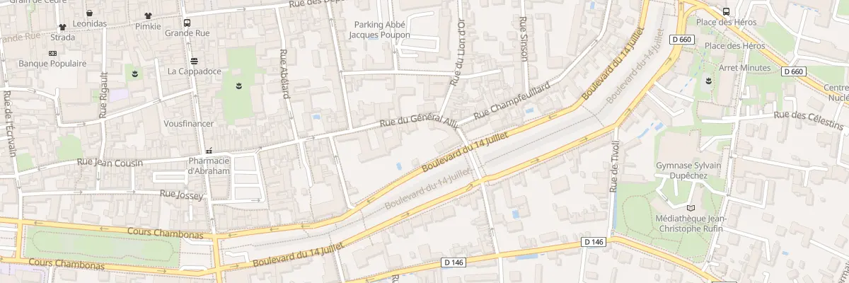 Plan du 78 Rue du Gen Allix à Sens