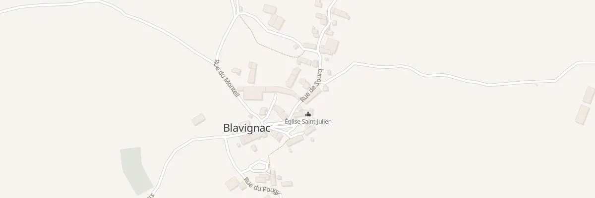 Plan du 5140 Blavignac à Blavignac