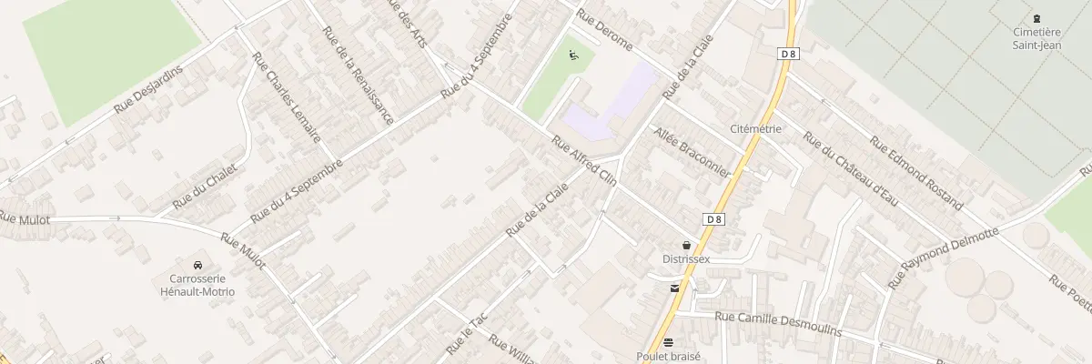 Plan du 81 Rue de la Claie à Saint-Quentin