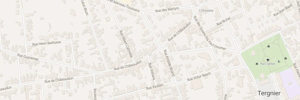 Plan du 32 Rue de Châteaudun à Tergnier