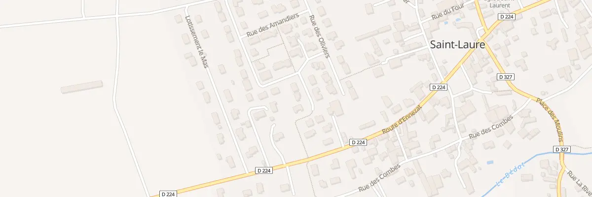 Plan du 8 Rue des Figuiers à Saint-Laure