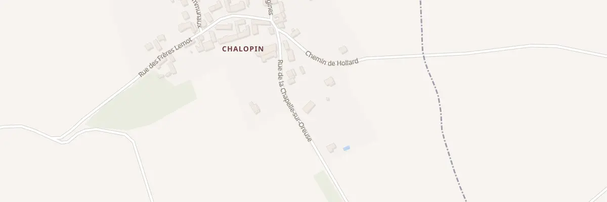 Plan du 8 Rue de la Chapelle sur Oreuse à Michery