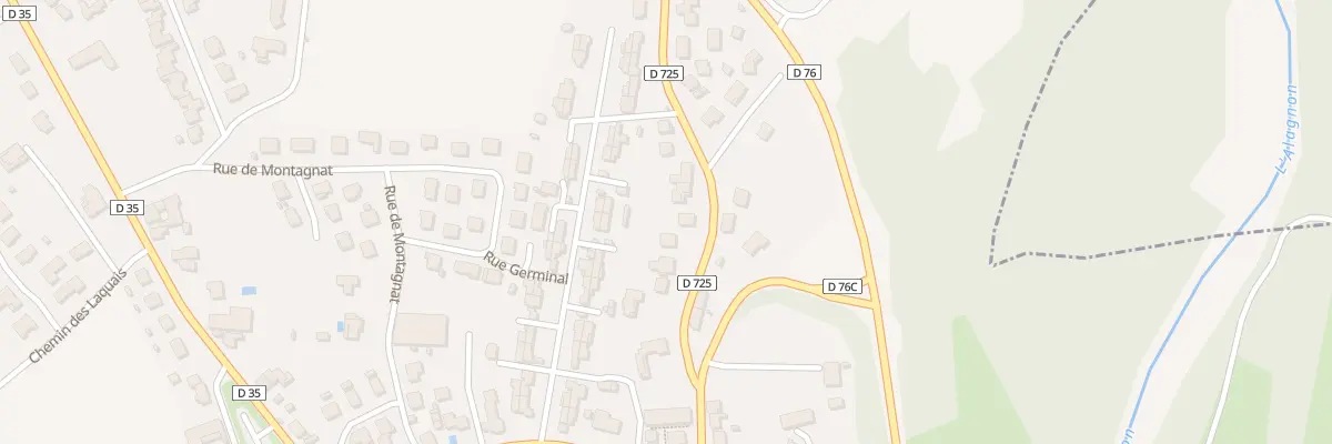 Plan du 5 Av Gambetta à Charbonnier-les-Mines