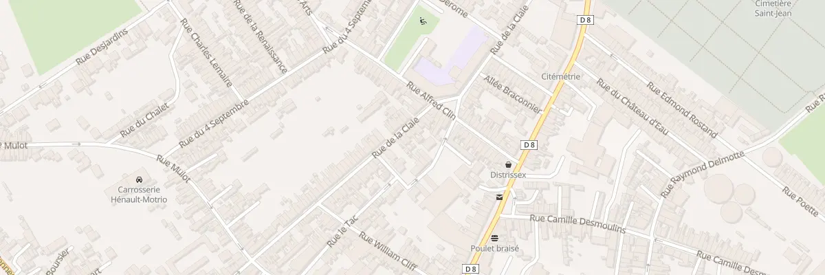Plan du 70 Rue de la Claie à Saint-Quentin