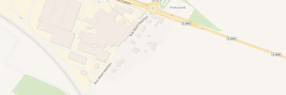 Plan du 44 Rue Albert Mathieu à Awoingt
