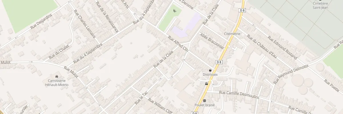 Plan du 72 Rue de la Claie à Saint-Quentin