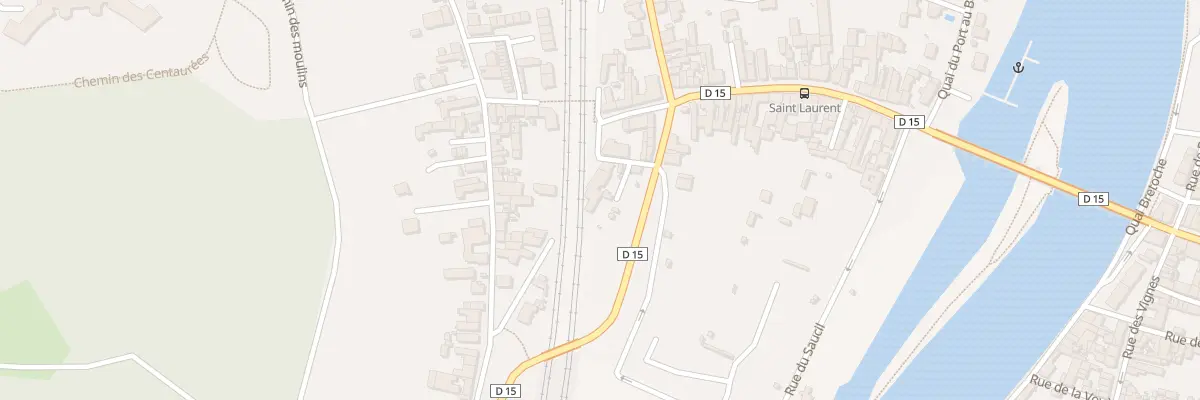 Plan du 55 Fg Saint Laurent à Villeneuve-sur-Yonne
