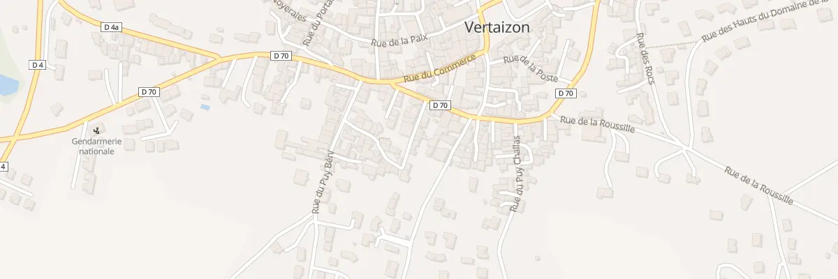 Plan du 9 Rue des Vergers à Vertaizon