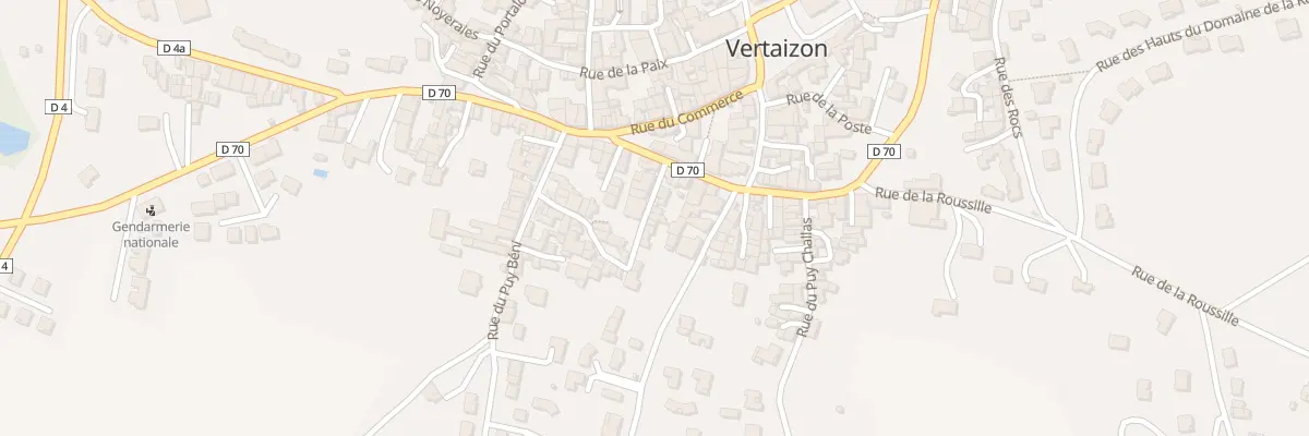 Plan du 7 Rue des Vergers à Vertaizon