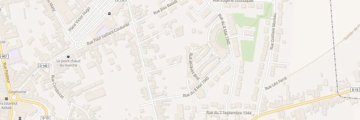 Plan du 38T Rue Jules Ferry à Somain