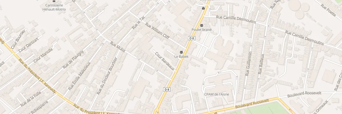 Plan du 39F Rue Georges Pompidou à Saint-Quentin