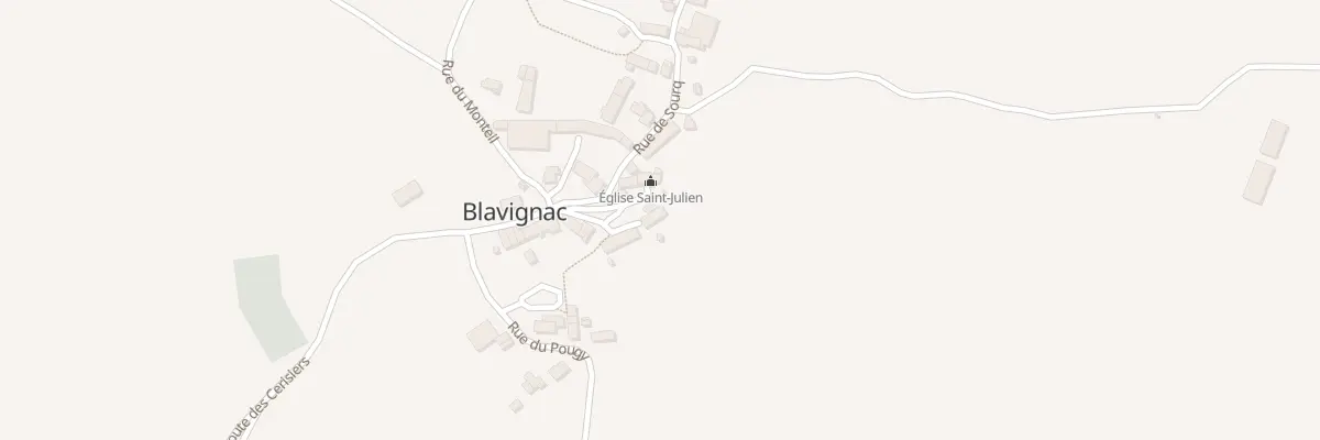 Plan du 5010 Blavignac à Blavignac
