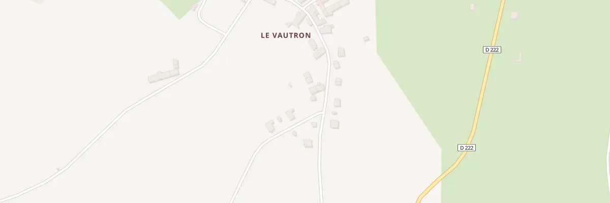 Plan du 12B Le Vautron à Sablonnières