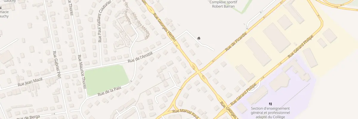 Plan du 26 Rue Georges Herbin à Gauchy