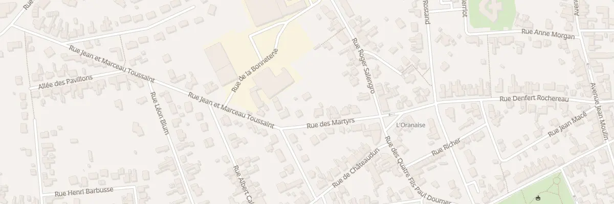 Plan du 12B Rue des Martyrs à Tergnier