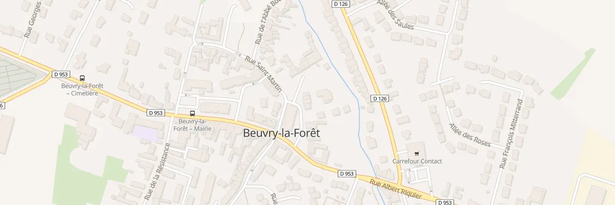 Plan du 90B Pl du Gal de Gaulle à Beuvry-la-Forêt