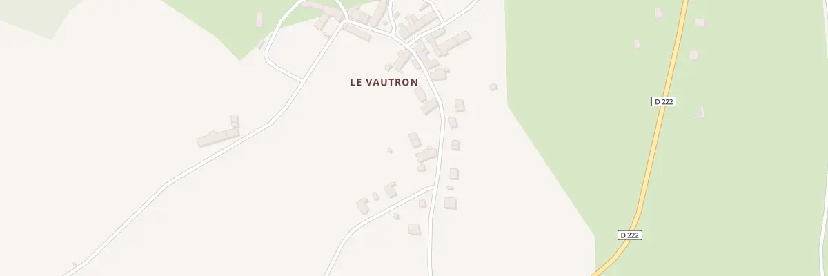 Plan du 16 Le Vautron à Sablonnières