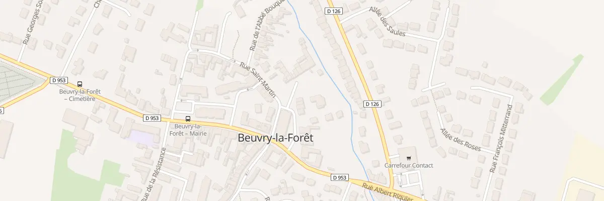 Plan du 96 Pl du Gal de Gaulle à Beuvry-la-Forêt