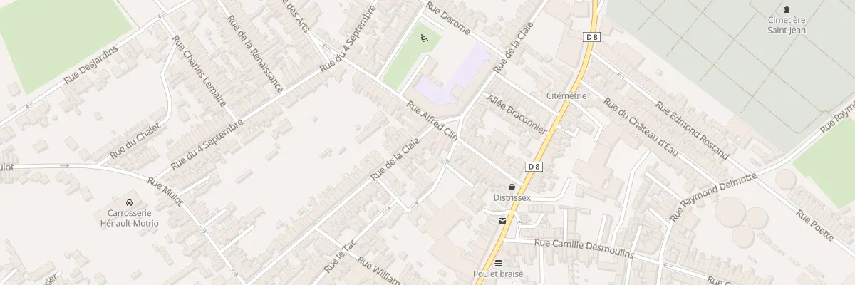 Plan du 78 Rue de la Claie à Saint-Quentin