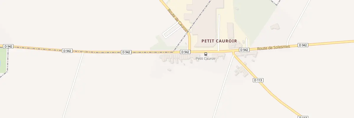 Plan du 11 Rte de Solesmes à Cauroir