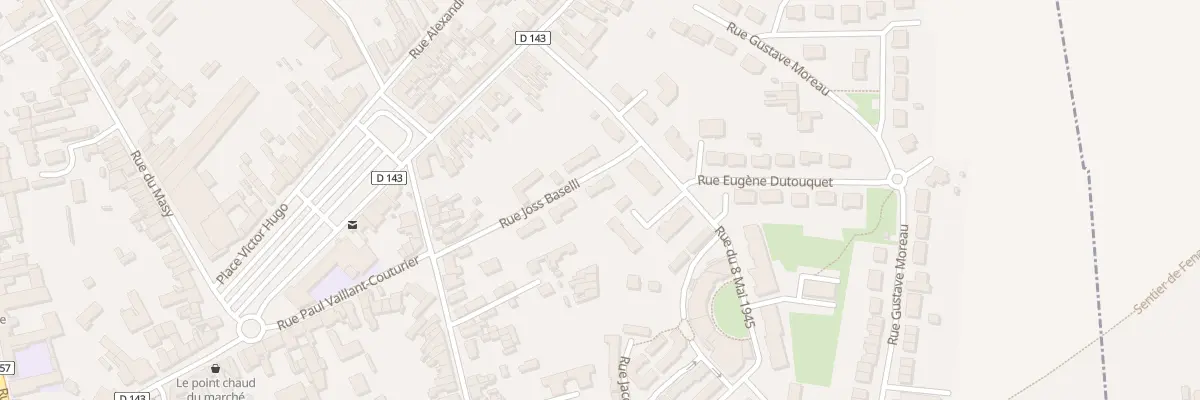 Plan du 5 Rue Joss Baselli à Somain
