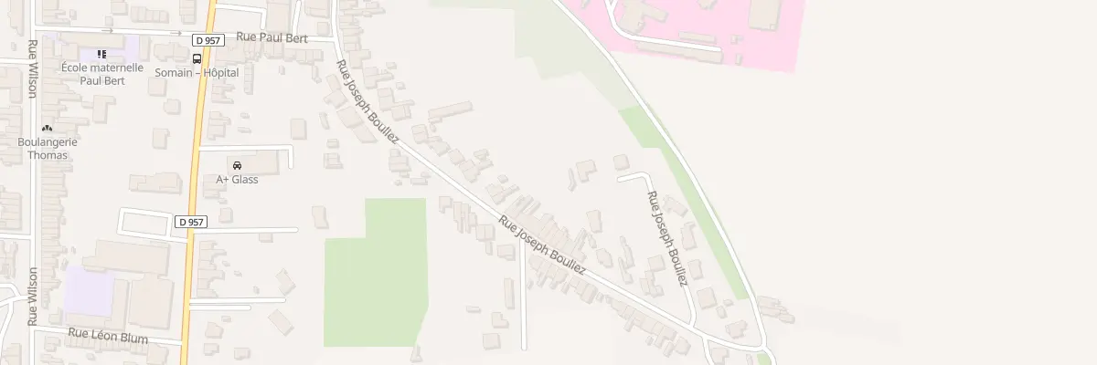 Plan du 159 Rue Joseph Bouliez à Somain