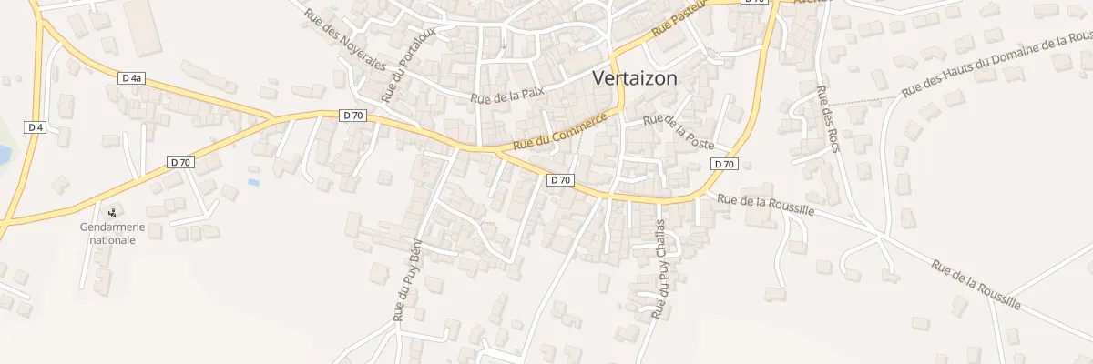 Plan du 9 Rue des Cours à Vertaizon