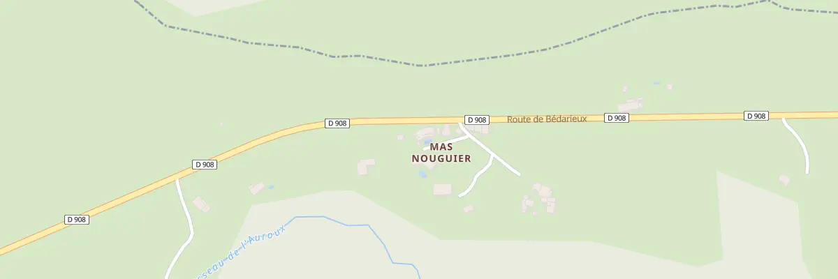 Plan de Mas de Nouguier à Valmascle