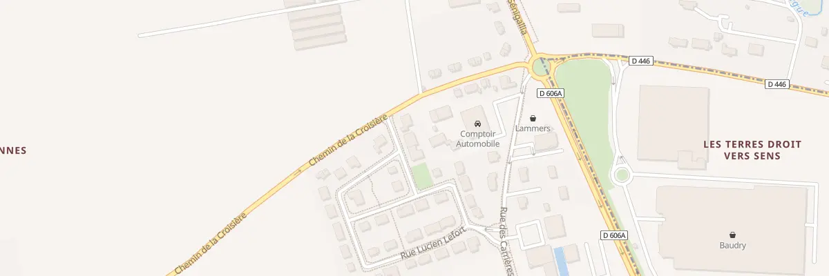 Plan du 3 Rue Adolphe Lance à Sens