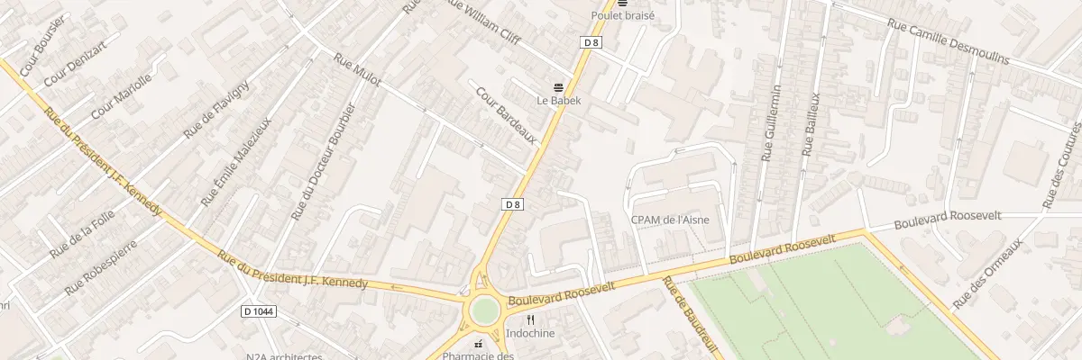 Plan du 22B Rue Georges Pompidou à Saint-Quentin