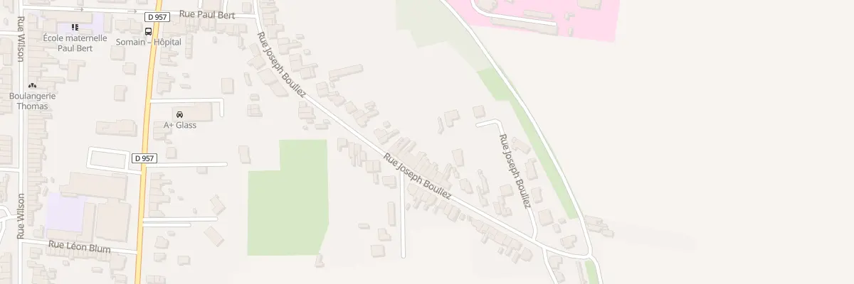 Plan du 163 Rue Joseph Bouliez à Somain