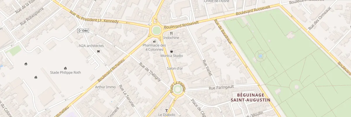 Plan du 16B Rue des Etats Généraux à Saint-Quentin
