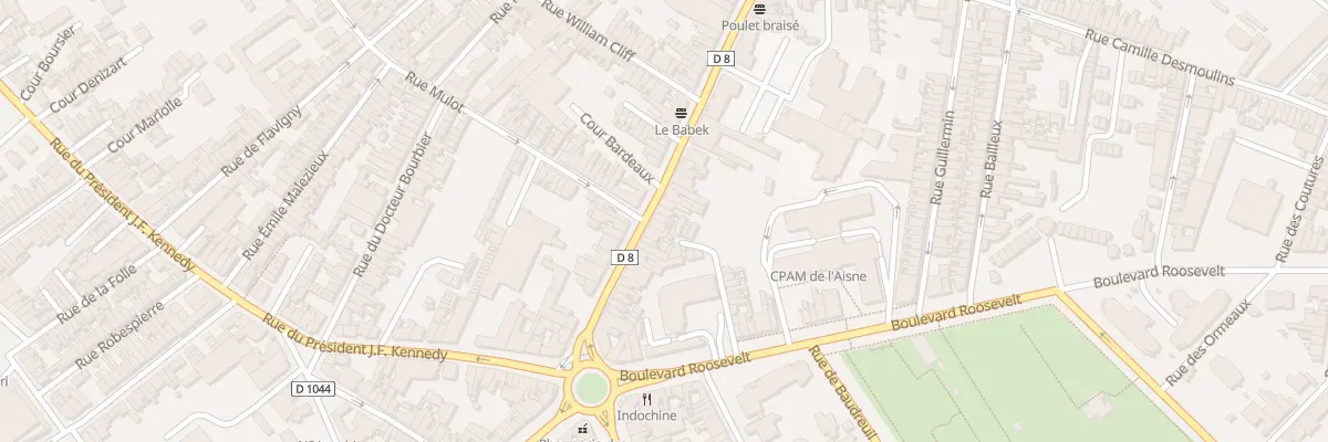 Plan du 24 Rue Georges Pompidou à Saint-Quentin
