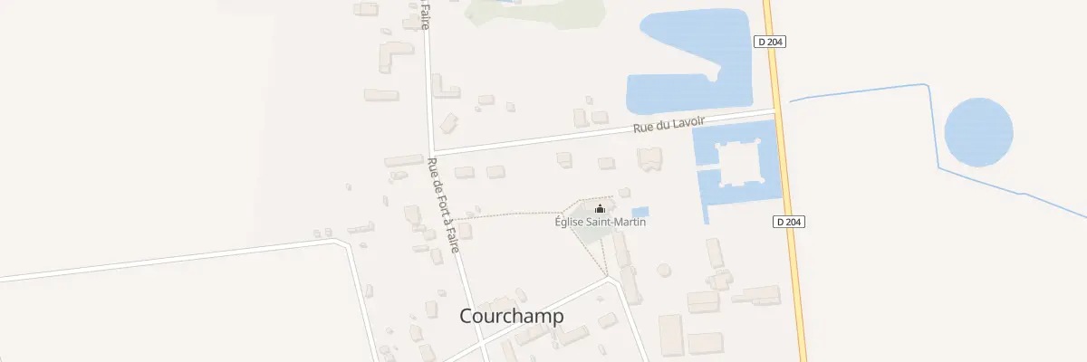 Plan du 7B Rue du Lavoir à Courchamp