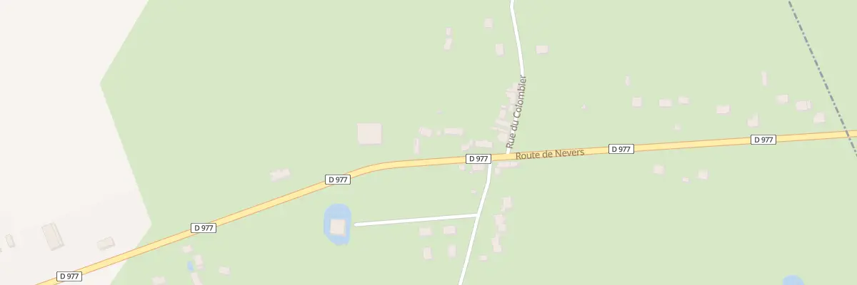 Plan du 12 Rte de Nevers à Sichamps