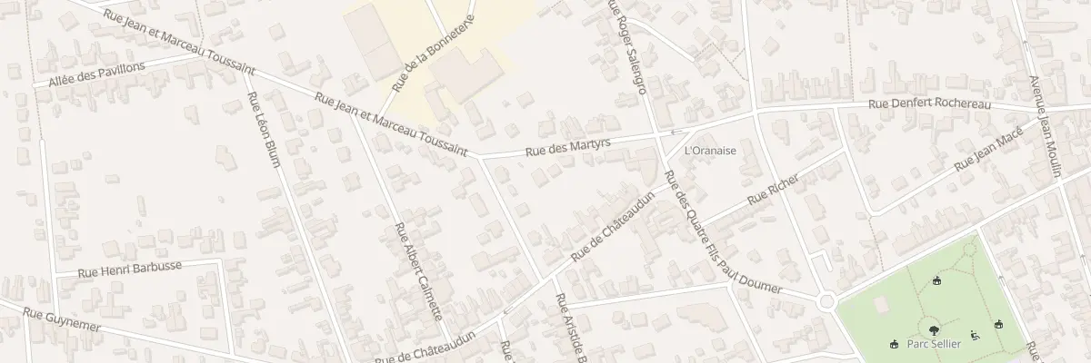 Plan du 9 Rue des Martyrs à Tergnier