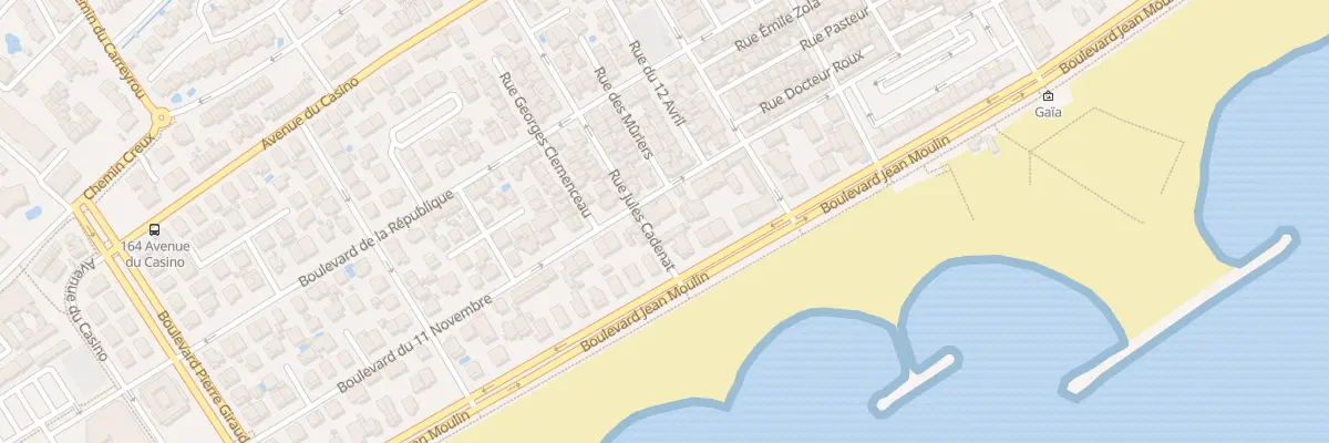 Plan du 19 Bd du Onze Novembre à Valras-Plage