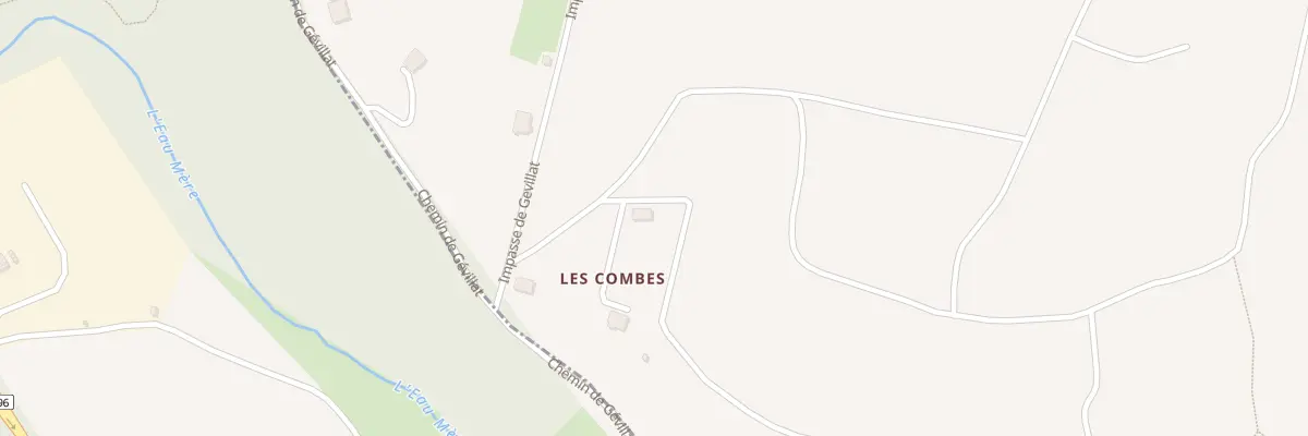 Plan du 5215 Les Combes à Brenat