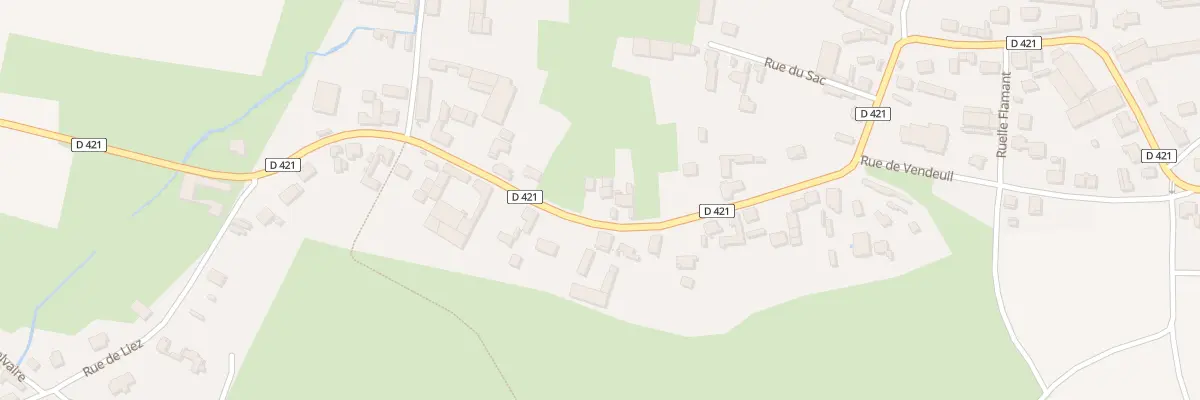 Plan du 6 Rue de la Fontaine à Remigny