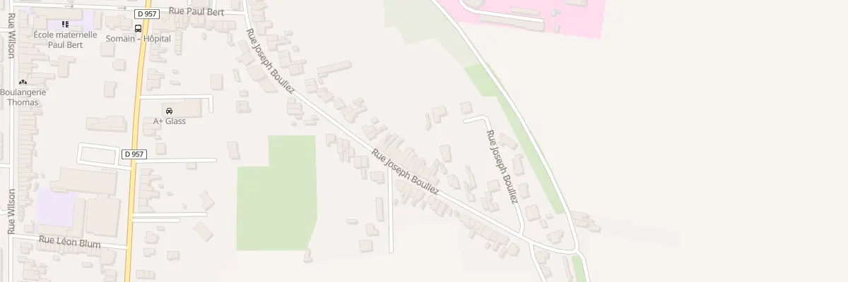 Plan du 165 Rue Joseph Bouliez à Somain