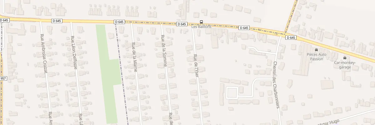 Plan du 8 Rue de l’Yser à Abscon