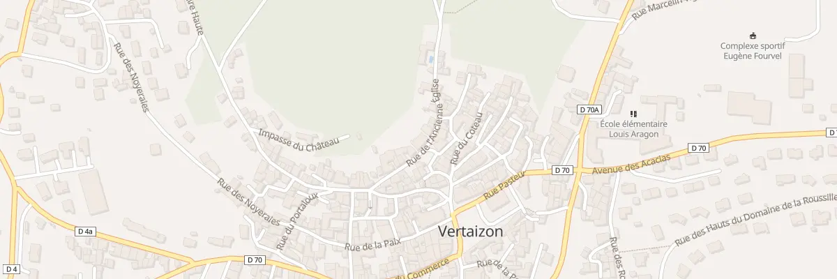 Plan du 15 Rue de l’Anc Eglise à Vertaizon