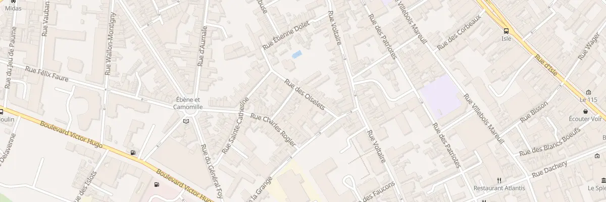 Plan du 10 Rue des Oiselets à Saint-Quentin