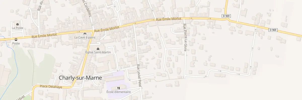 Plan du 5169 Rue Leviel Petel à Charly-sur-Marne