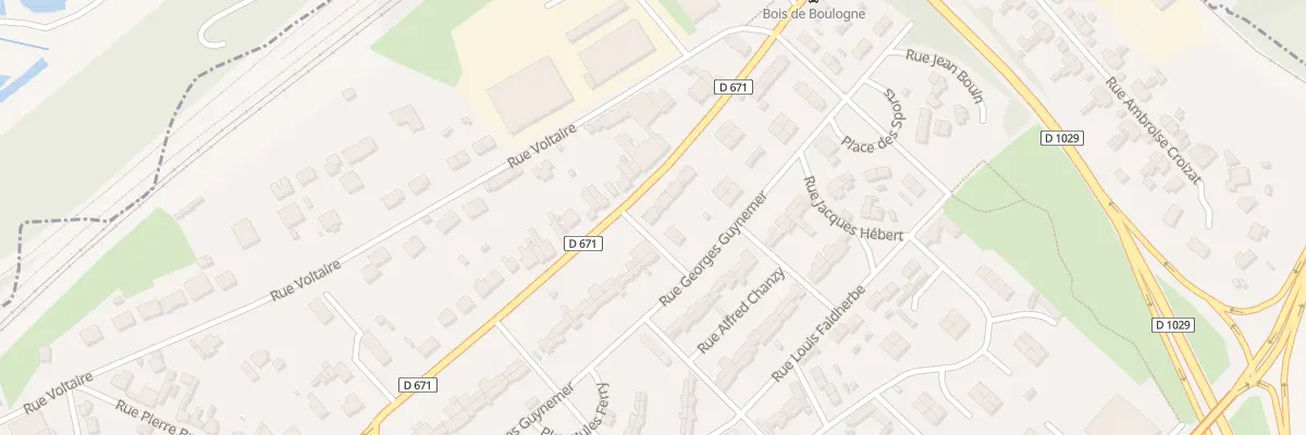 Plan du 68 Rue Pierre Sémard à Gauchy