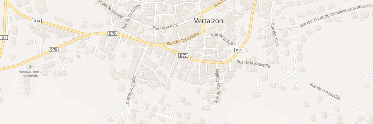 Plan du 5 Rue des Cours à Vertaizon