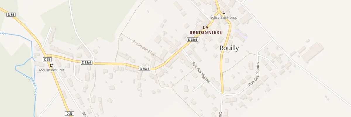 Plan du 15 Rue Grande à Rouilly